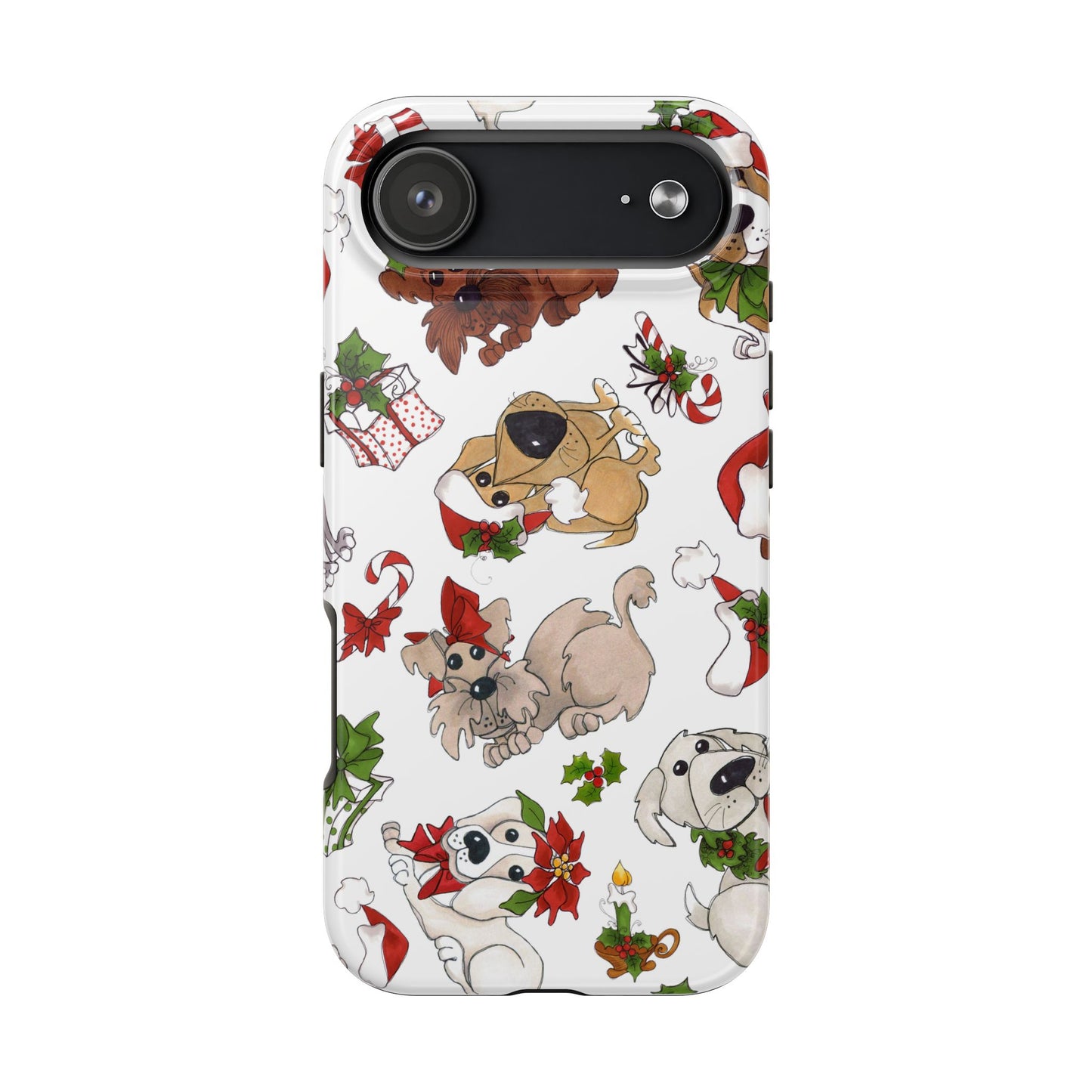 Doggie Toss White Phone Case