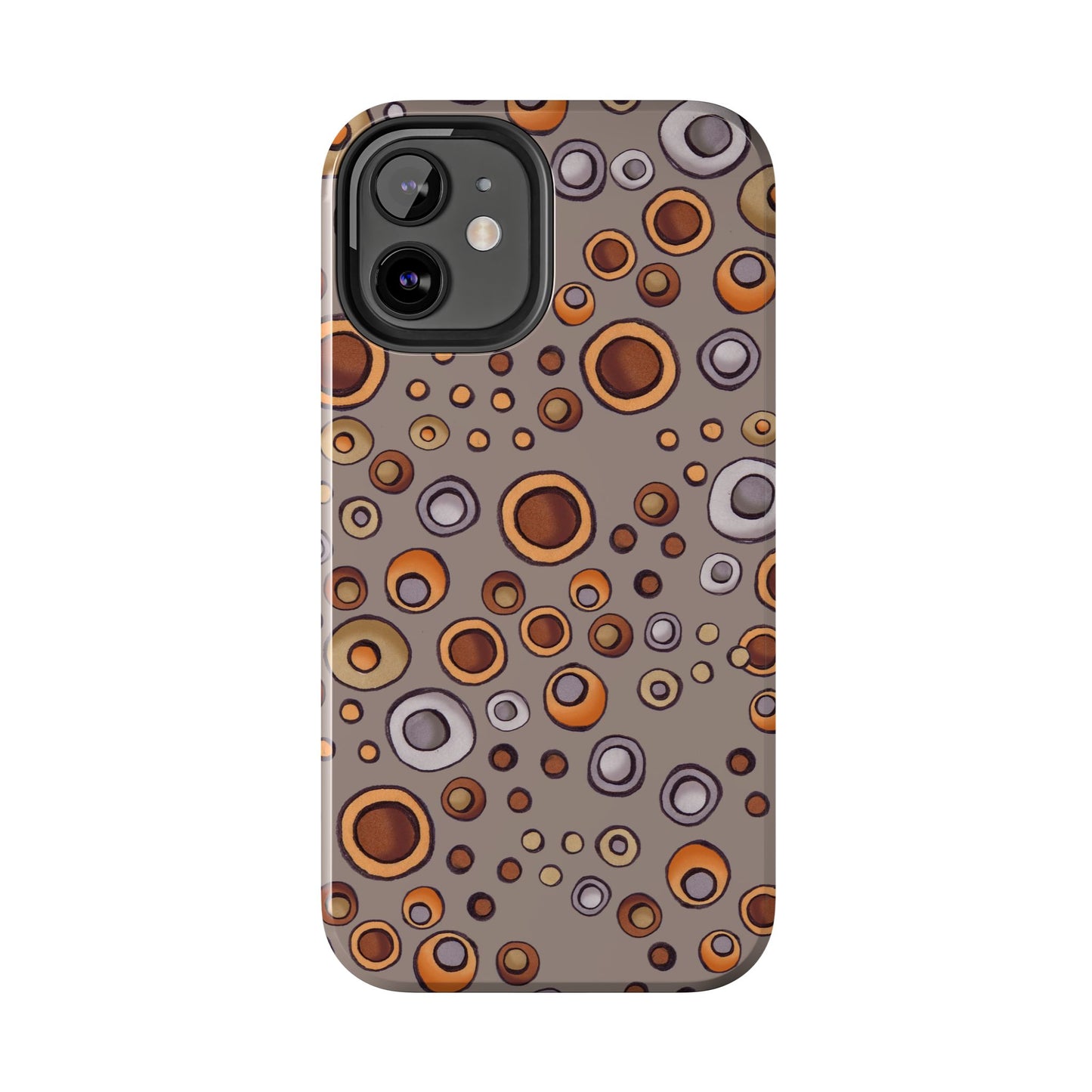 Doggy Dots Gray Phone Case