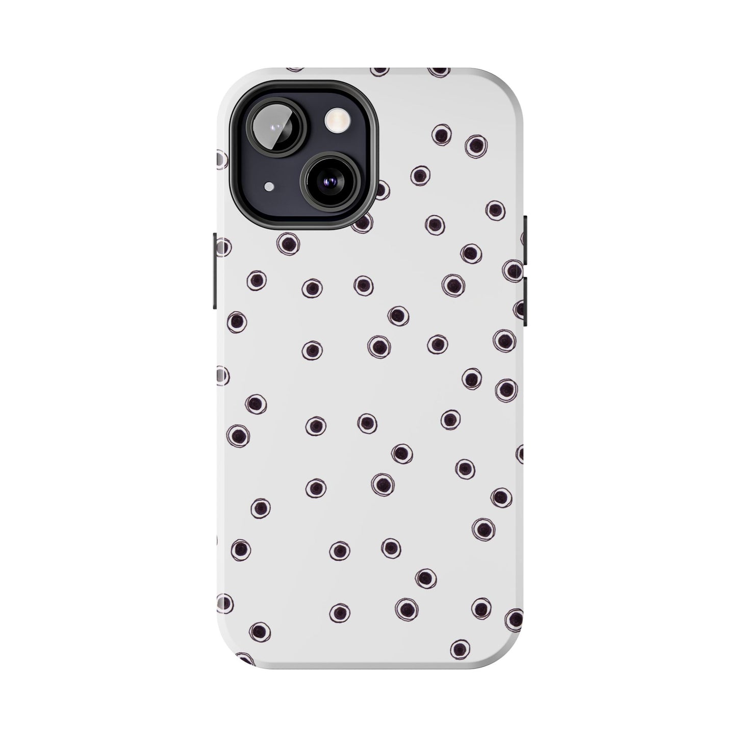 Halo Dots White Phone Case