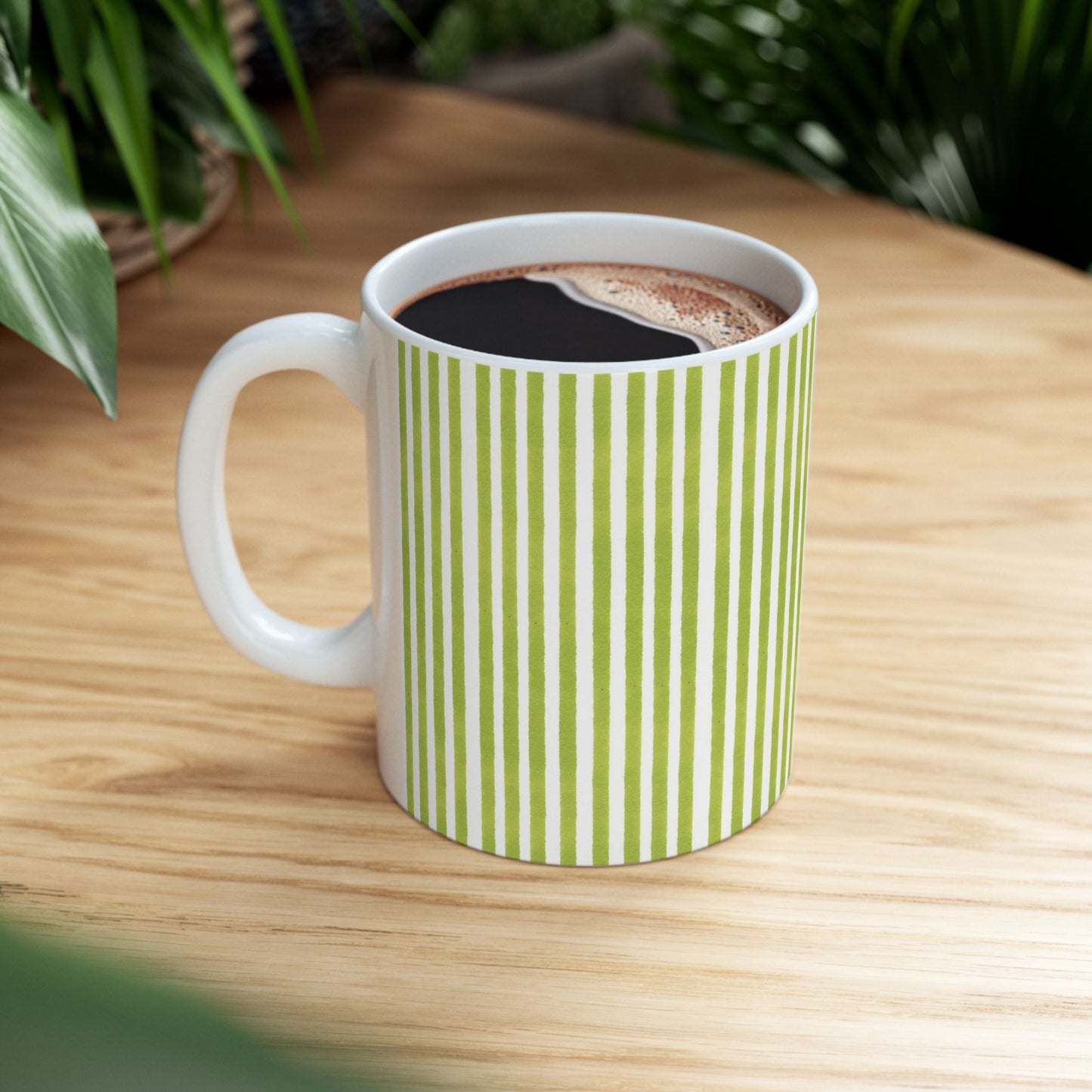 Lazy Stripe Green Cup