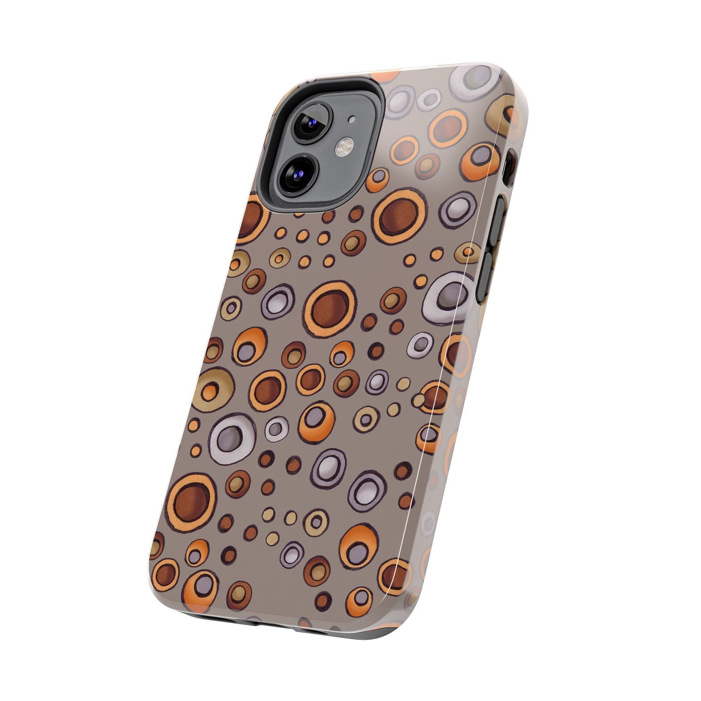 Doggy Dots Gray Phone Case