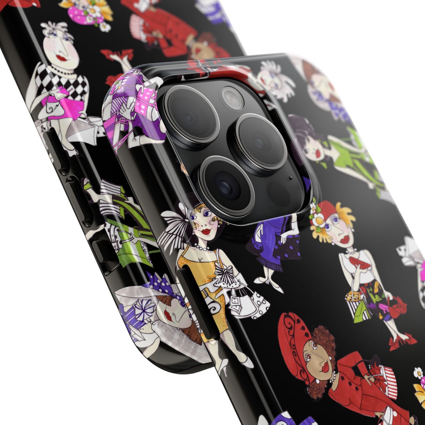 Gone Shopping Tossed Black Phone Case