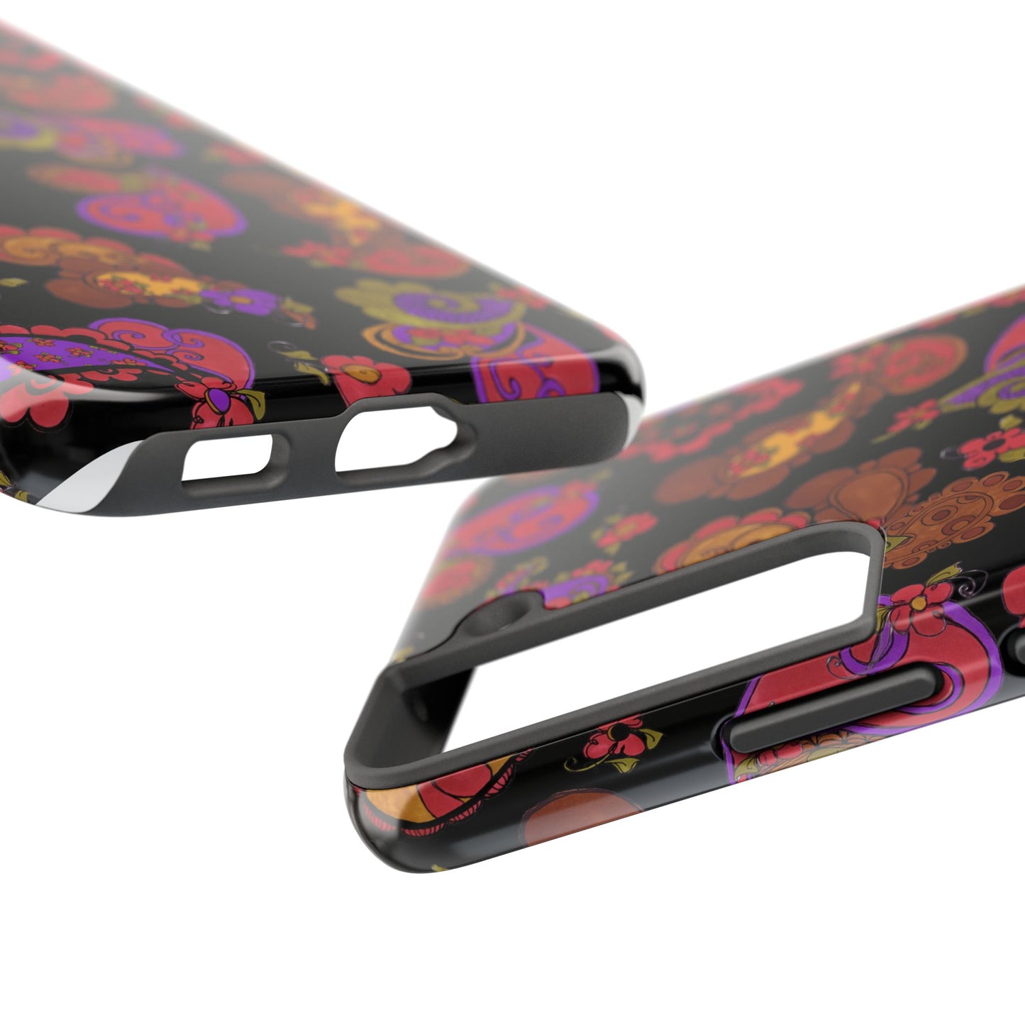 Posie Paisley Black Phone Case