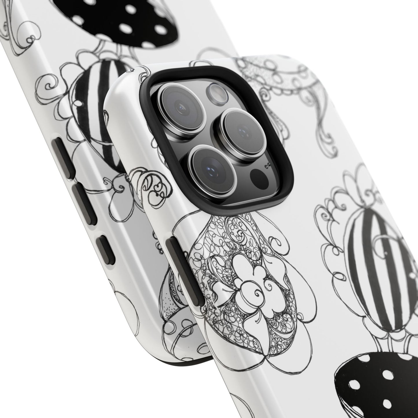 Bistro Chairs White Phone Case