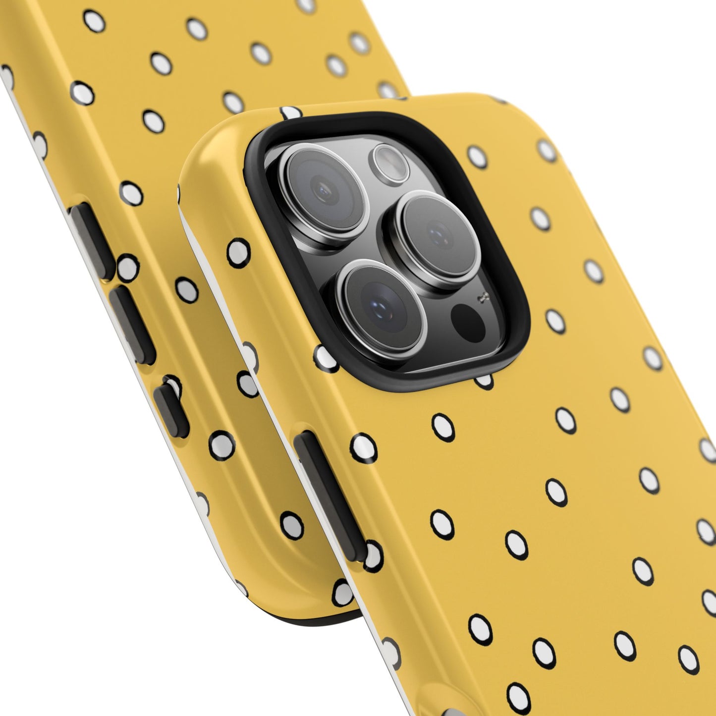 Dots Yellow / White / Black Phone Case