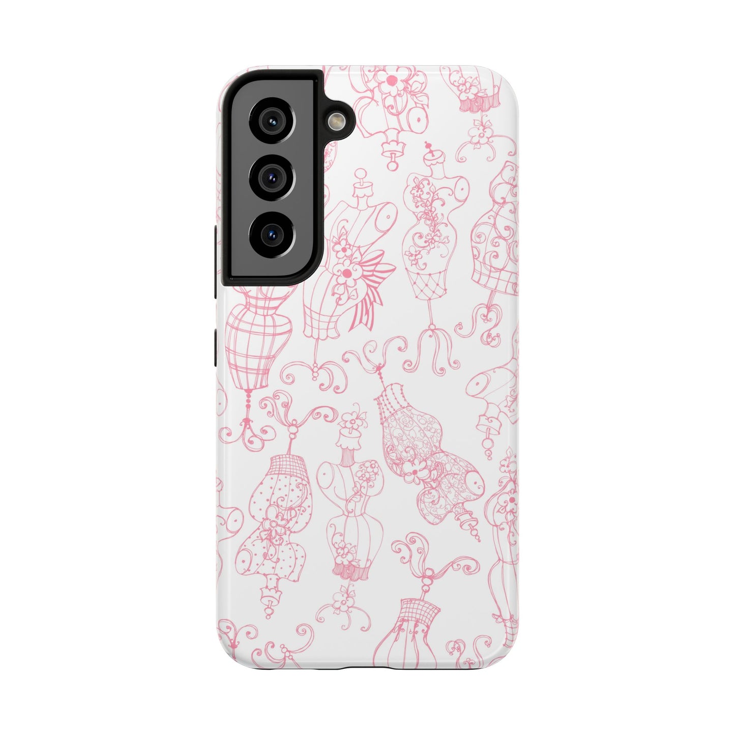 Mannequinique White / Pink Phone Case