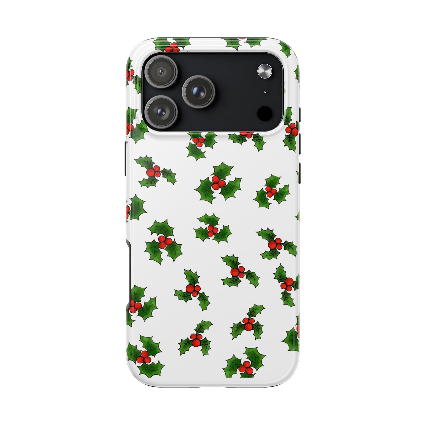 Lotsa Holly White Phone Case