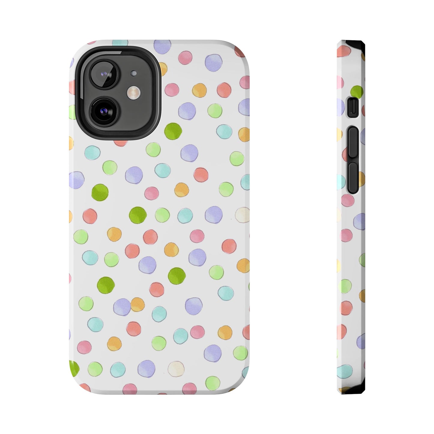 Happy Dots White Phone Case