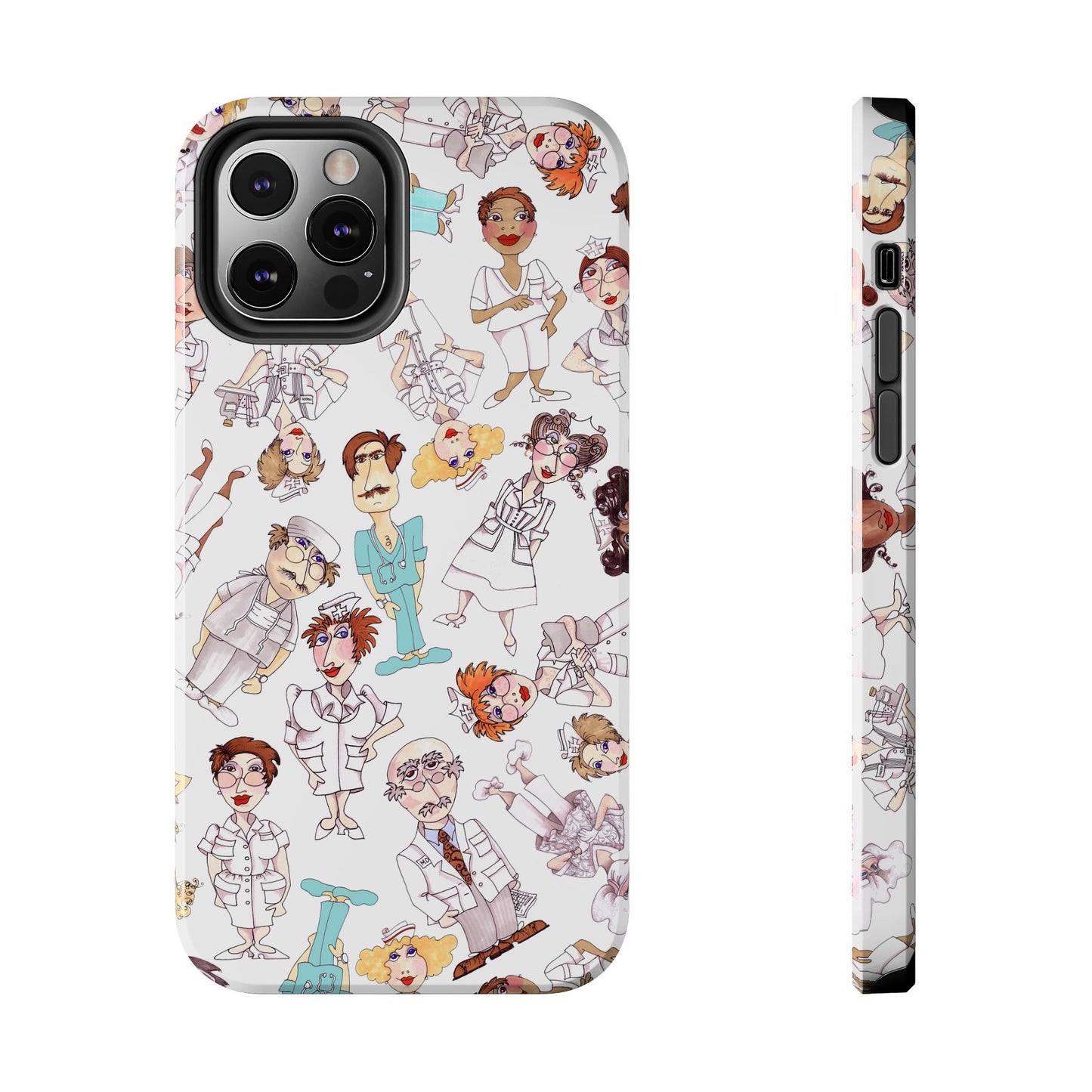 Happy Staff White Phone Case