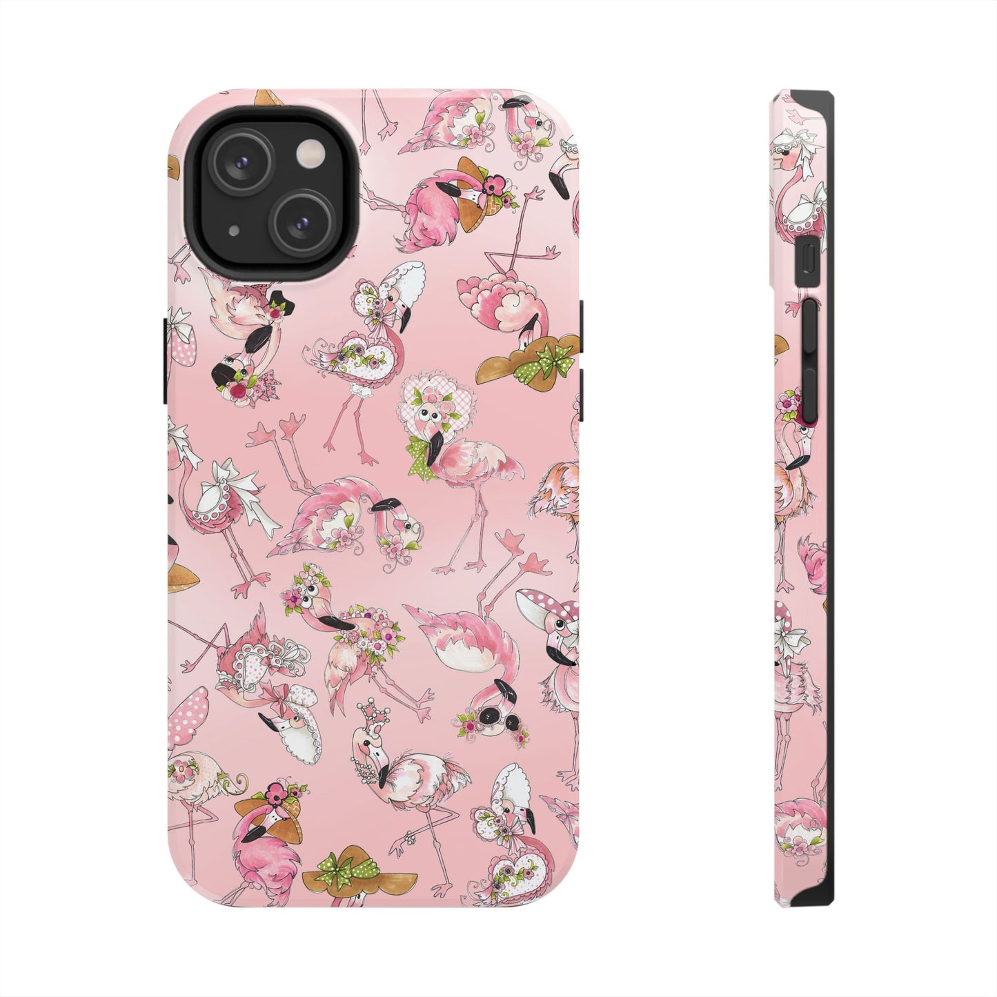 Tossed Flams Pink Phone Case