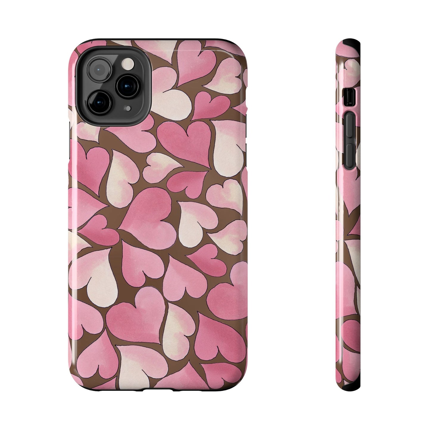 Hearts Chocolate Phone Case