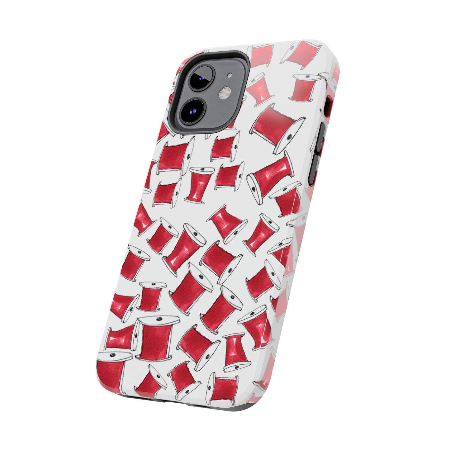 Red Thread White Phone Case