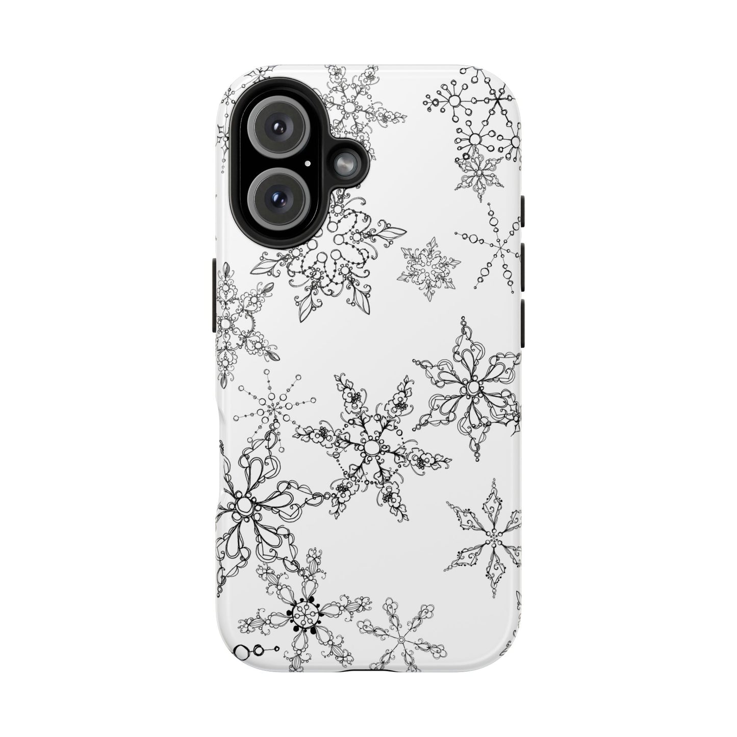Random Flakes White Phone Case