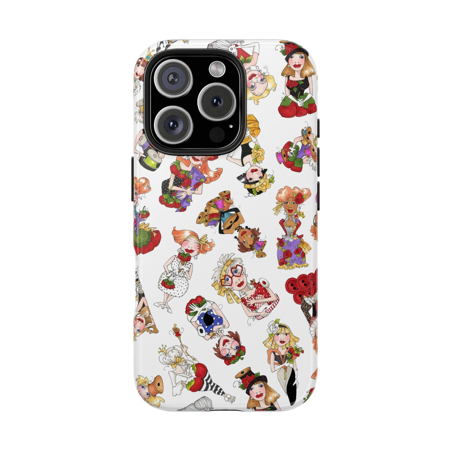Curious Toss White Phone Case
