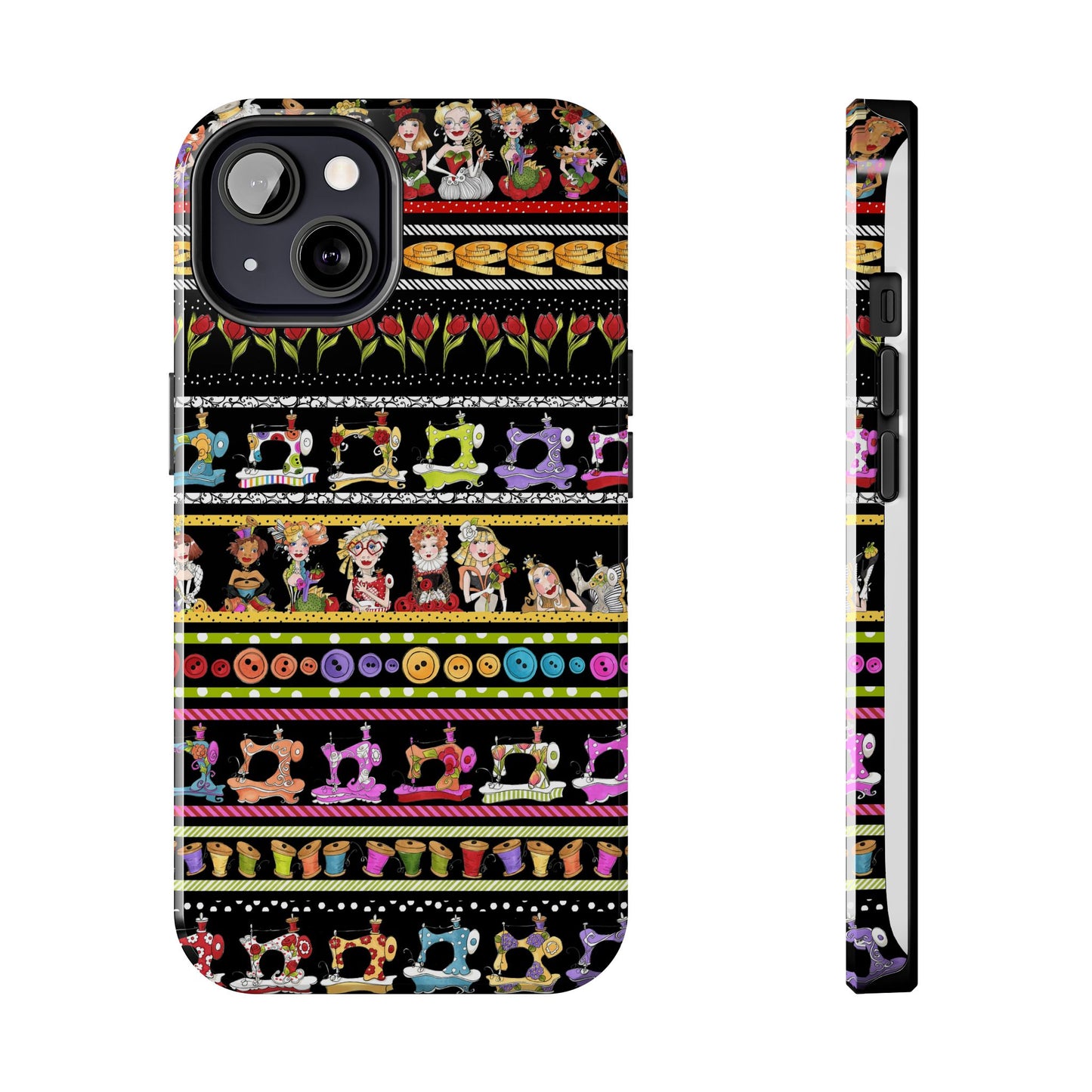 Curious Border Black Phone Case