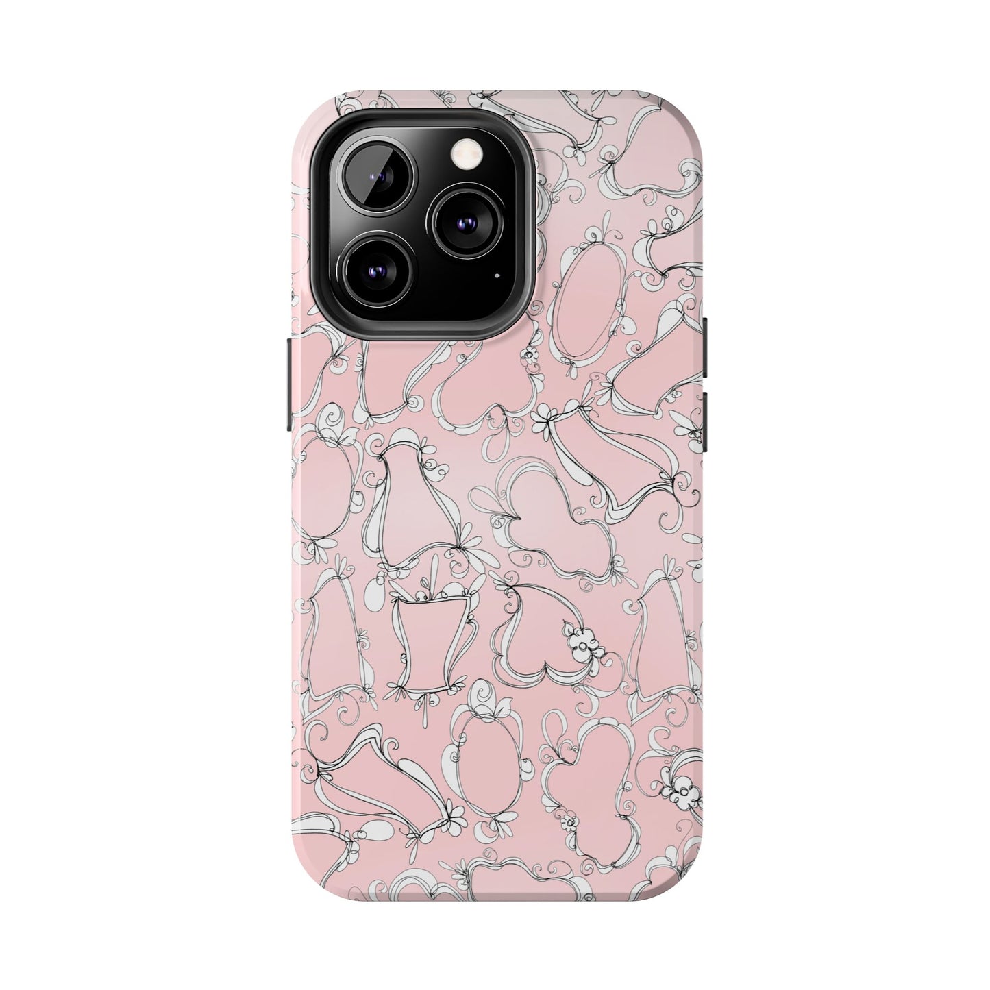 Fancy Frames Pink / White Phone Case