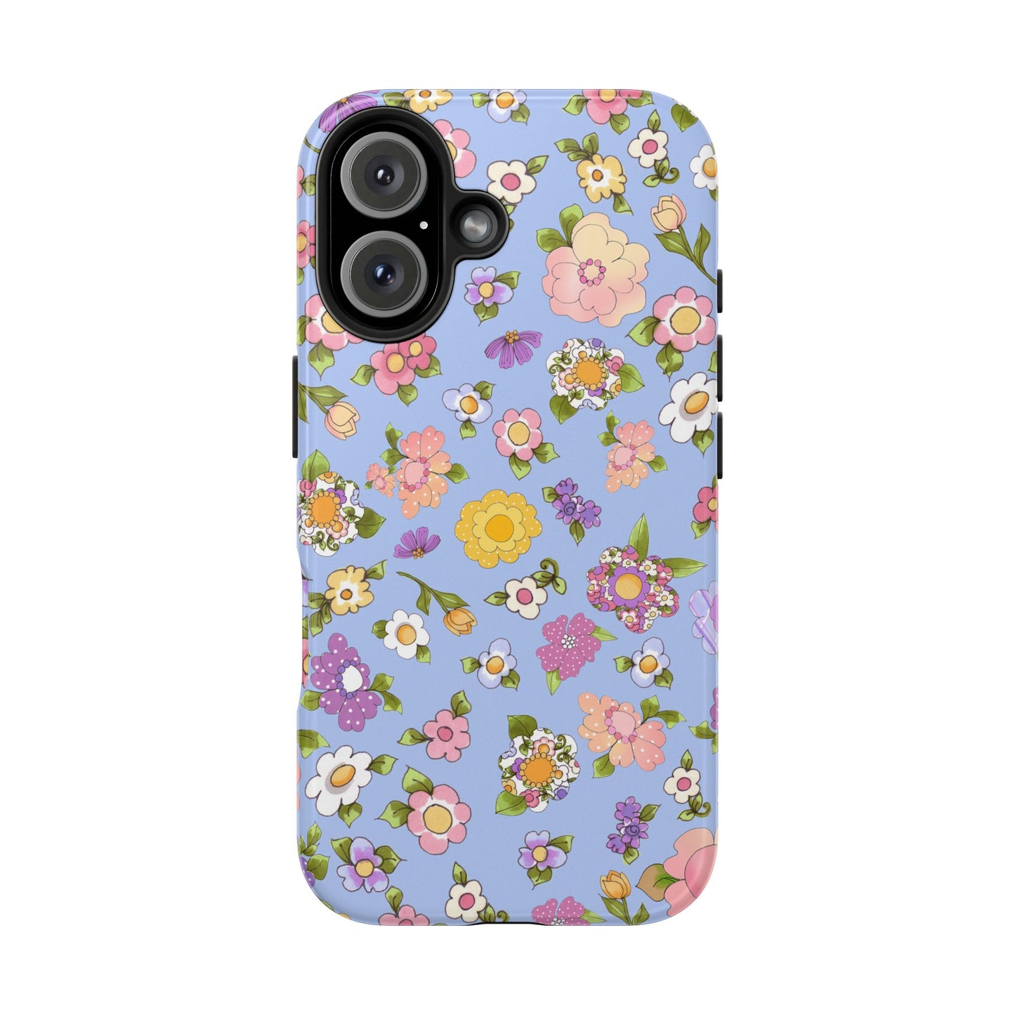 Flowery Blue Phone Case