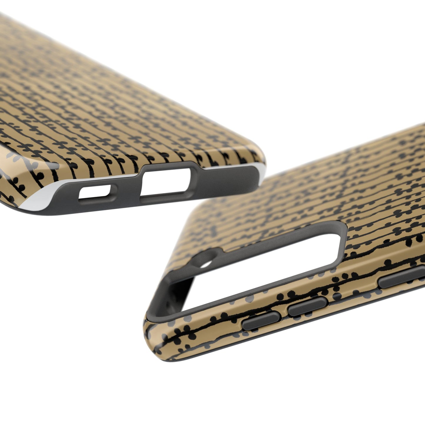 Loopy Stripe Tan Phone Case
