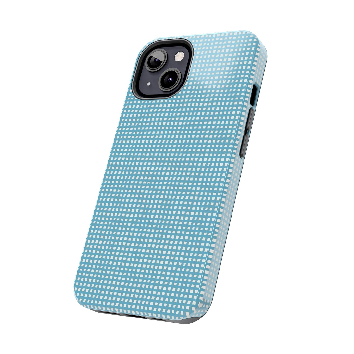 Chipper Check Turquoise Phone Case