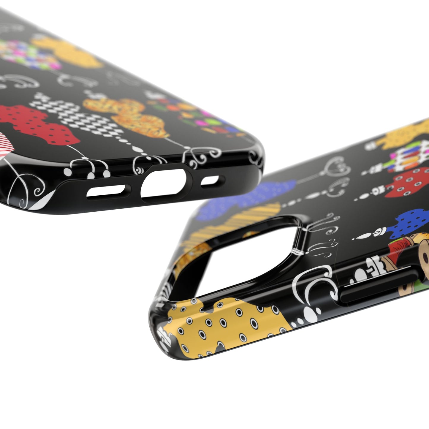 Go Figure Black / Multi Phone Case