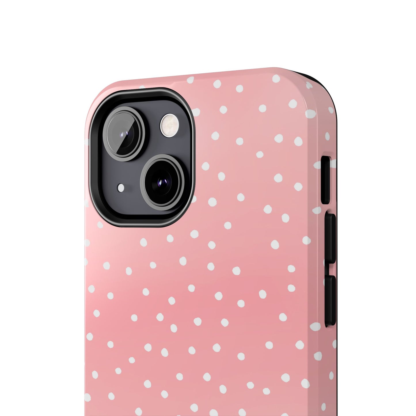 Dinky Dots Coral / White Phone Case
