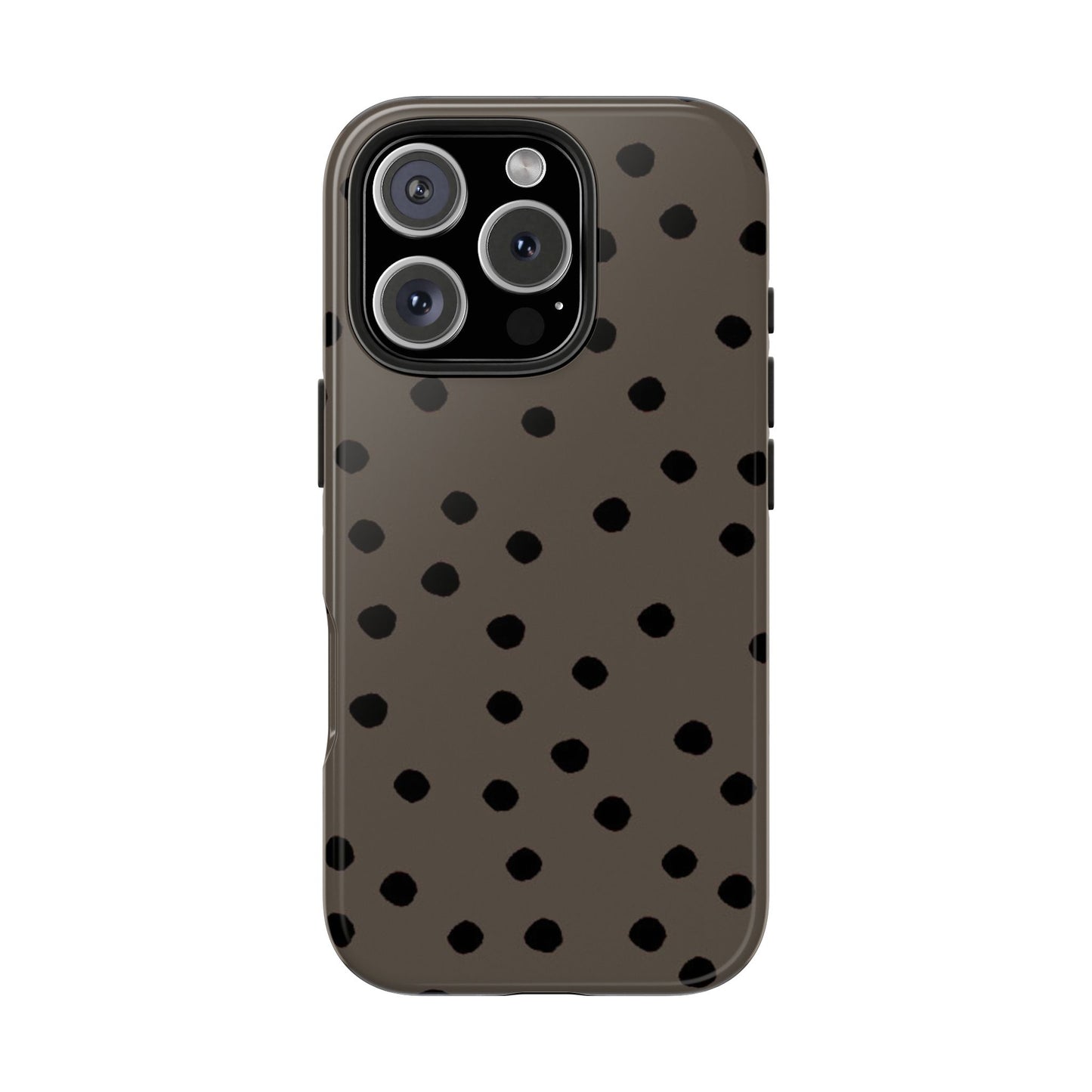 Dinky Dots Toast / Black Phone Case