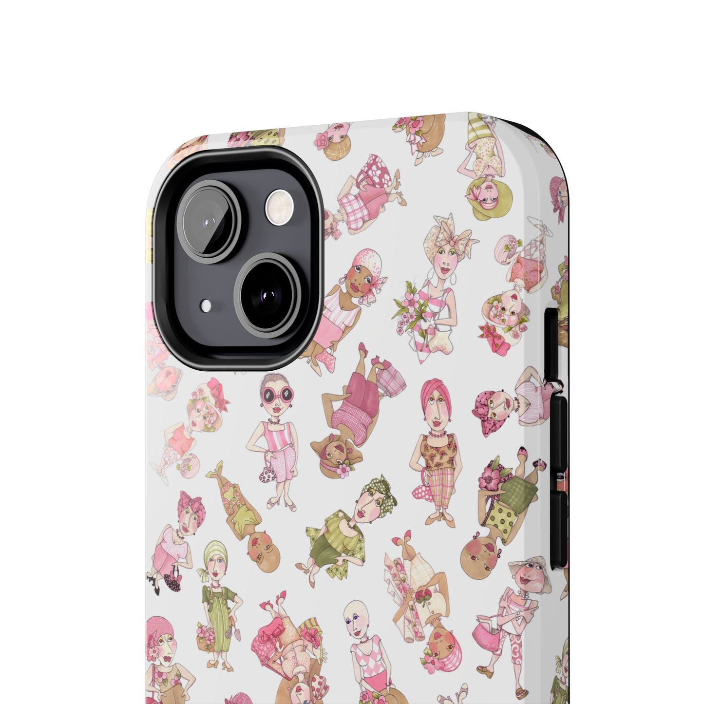 Tossed Ladies White Phone Case