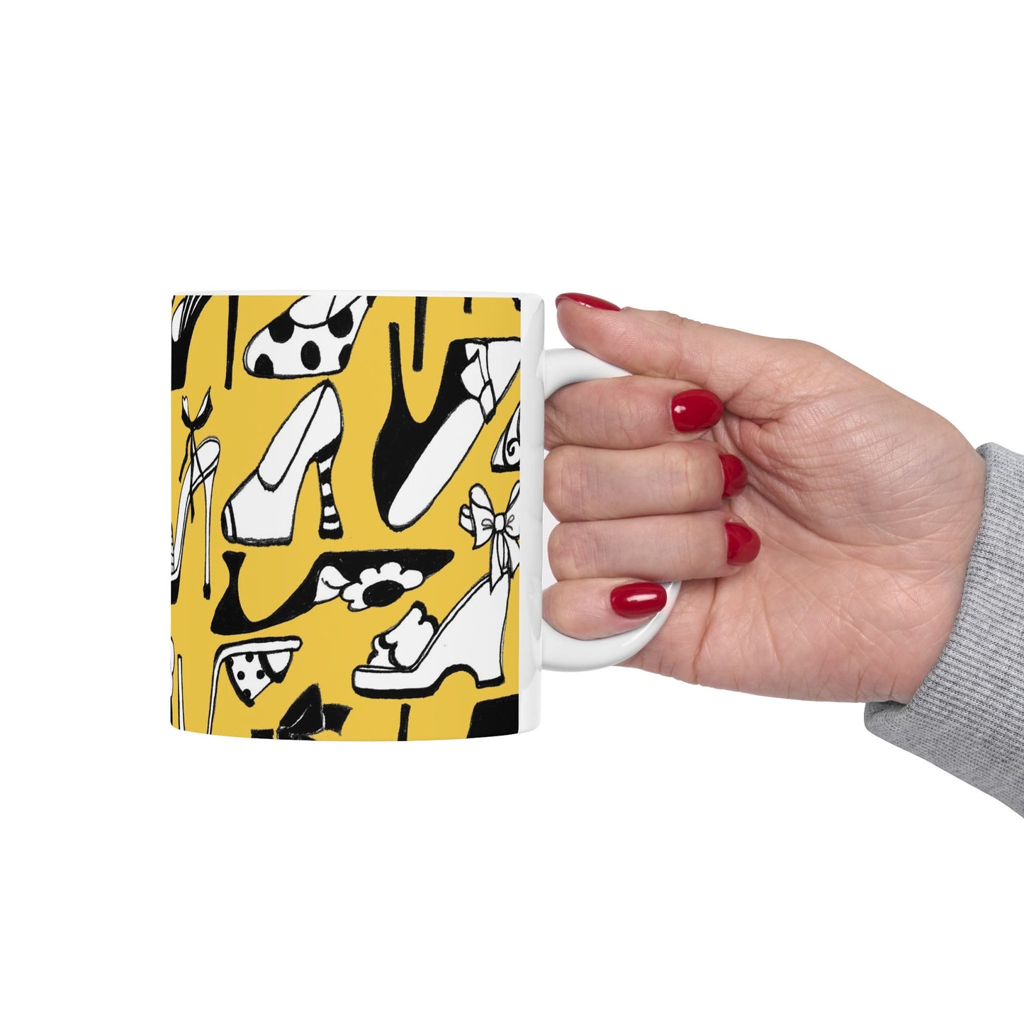 A Few Shoes Yellow Cup