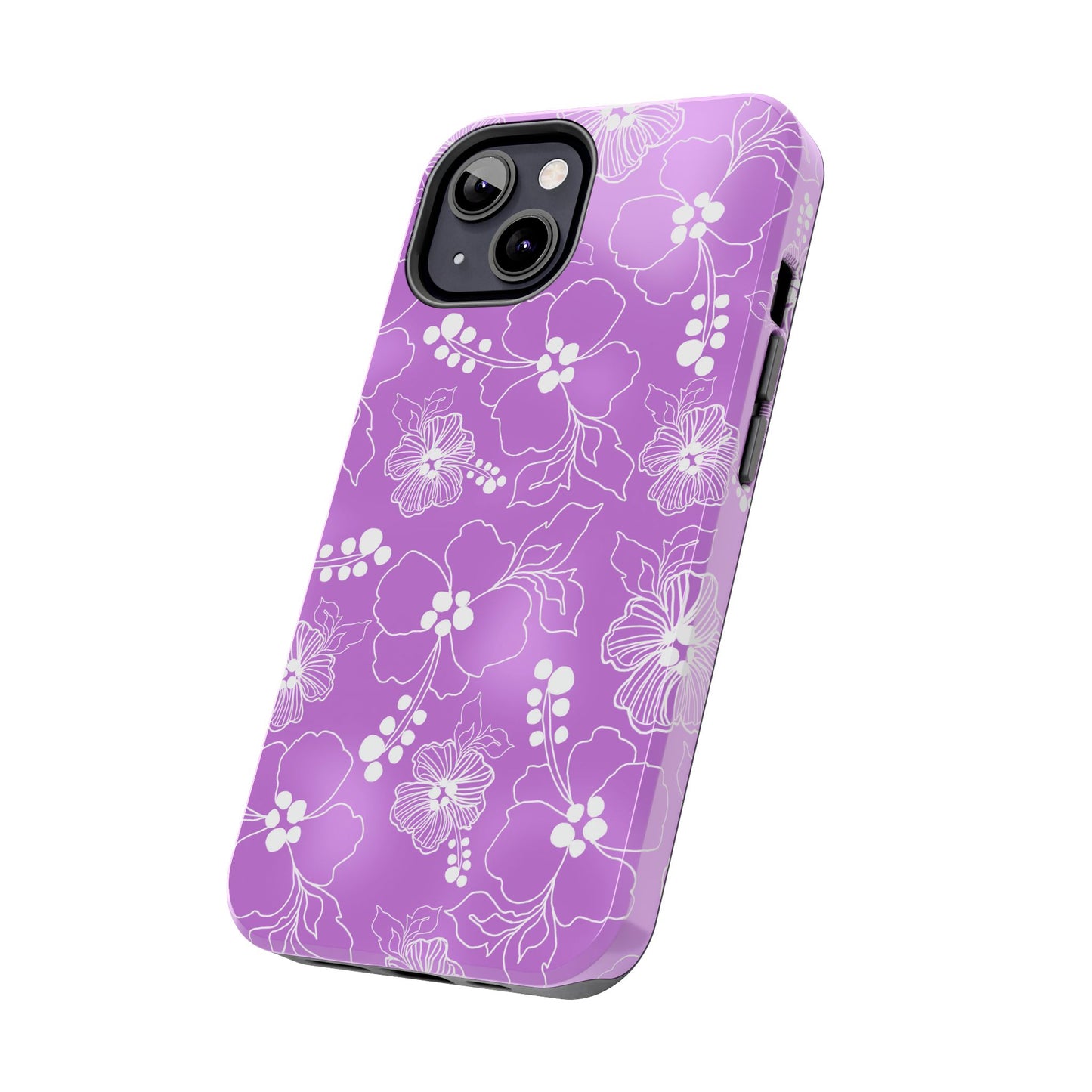 Lacey Hibiscus Orchid Phone Case