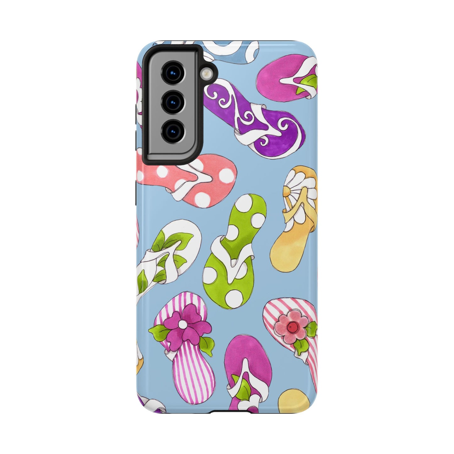Flip Flops Blue Phone Case