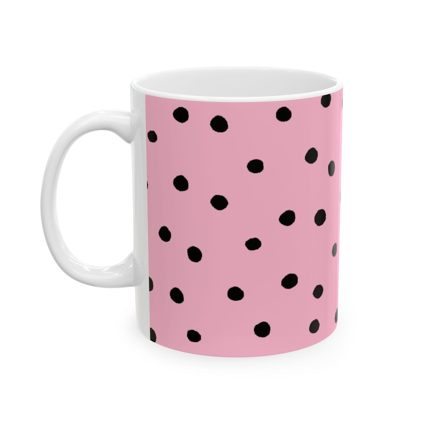 Dinky Dots Pink / Black Cup