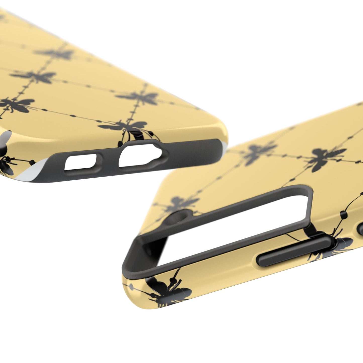 Beaded Bees Yellow Phone Case