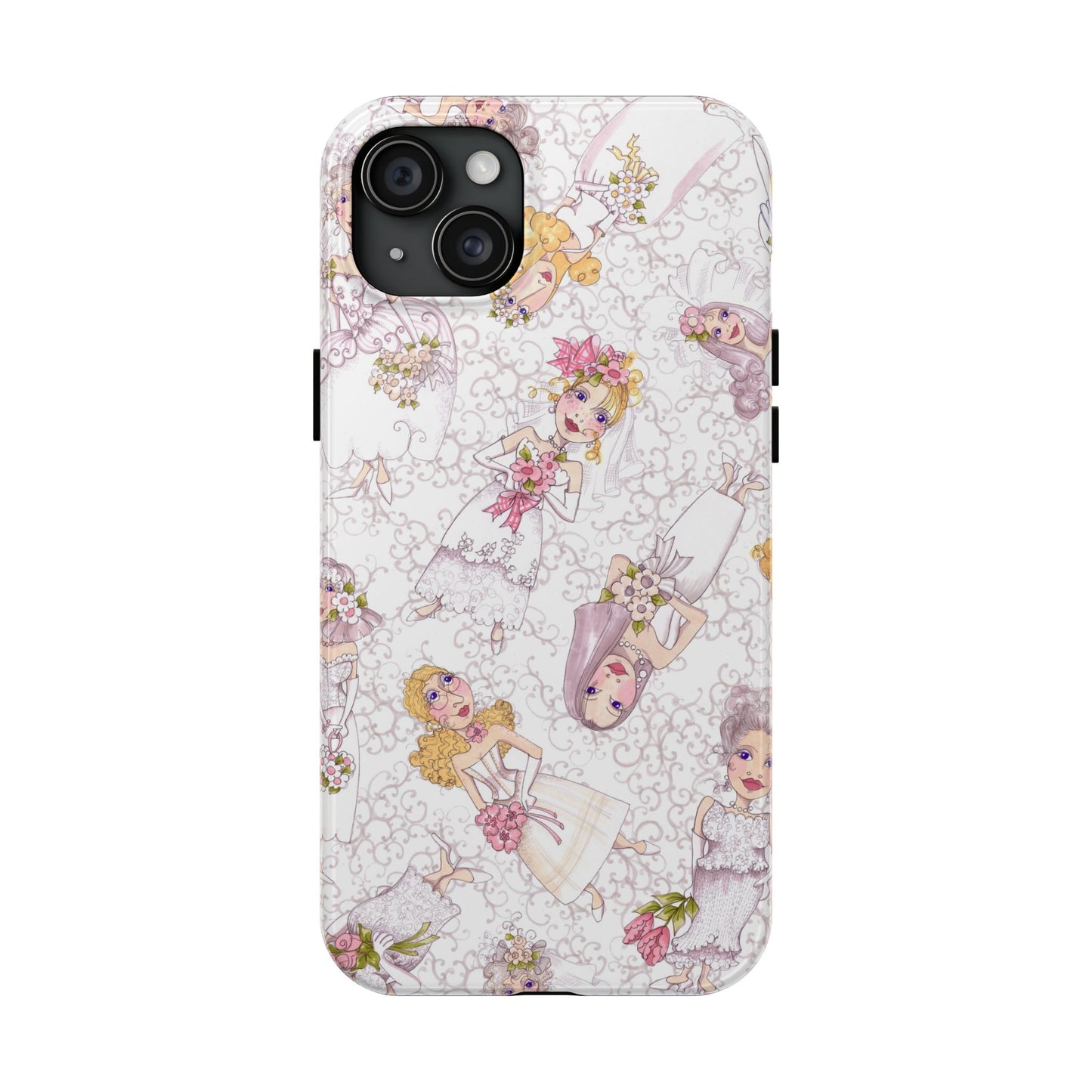 Bridal Scroll Phone Case