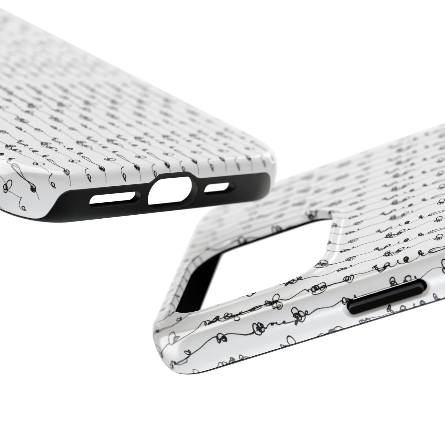 Scribble Stripe Phone Case