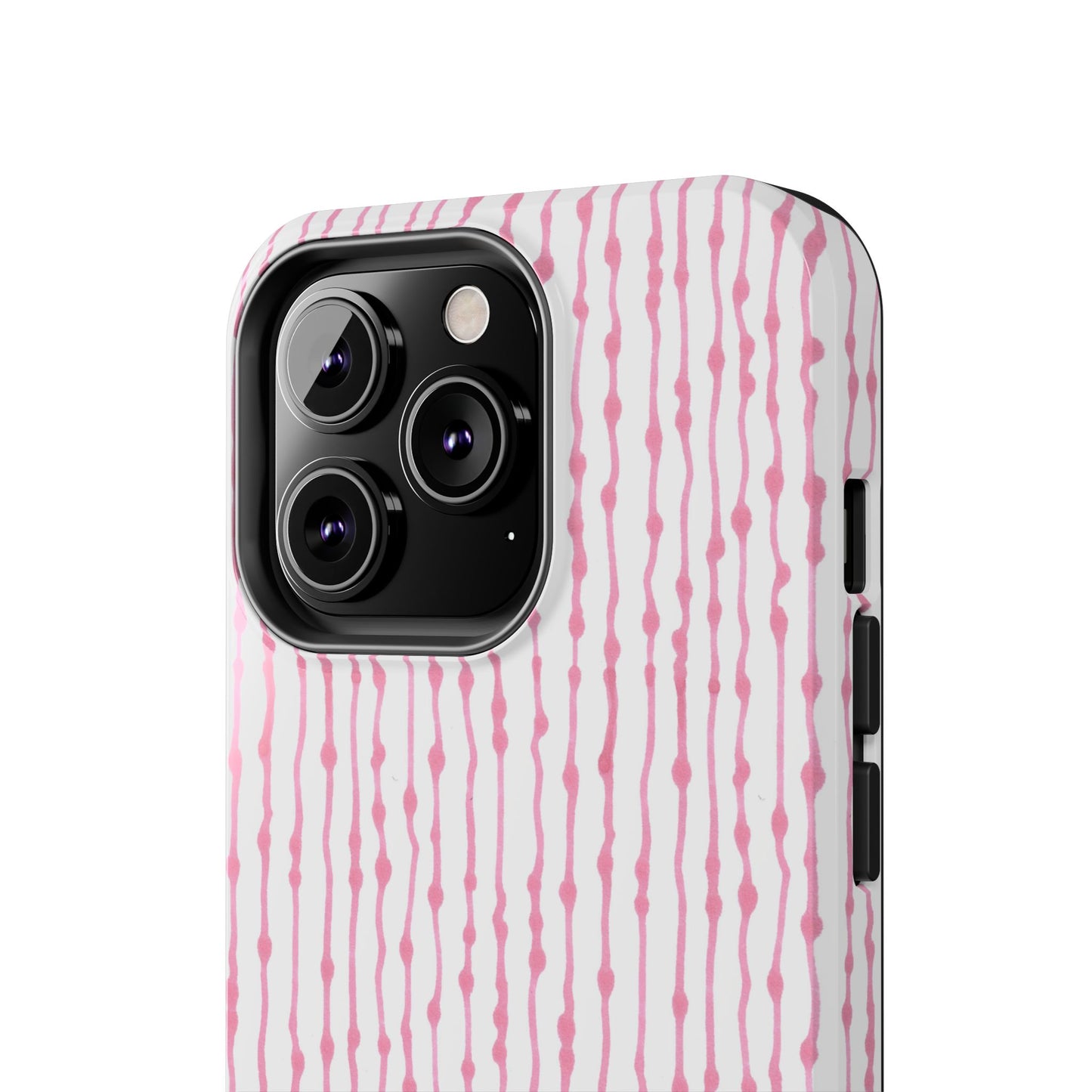 Faux Seersucker White / Pink Phone Case