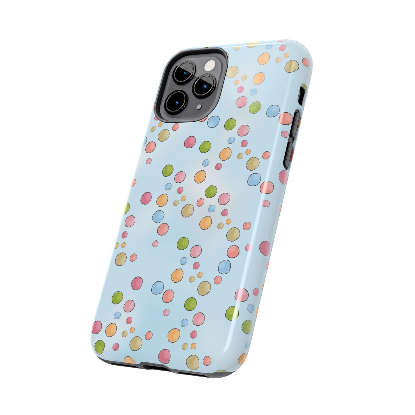 Clown Dots Blue Sky Phone Case