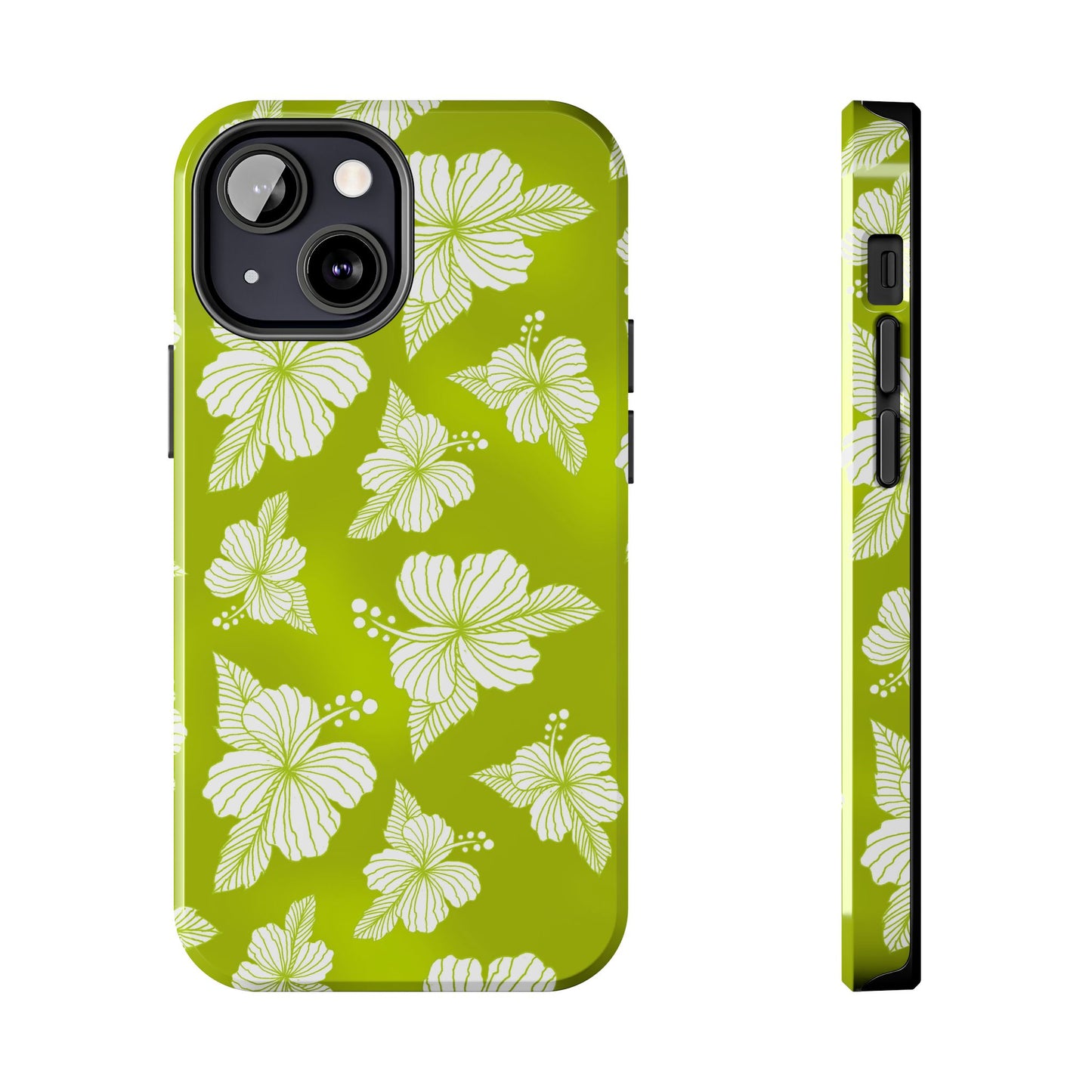 Hibiscus Green Phone Case