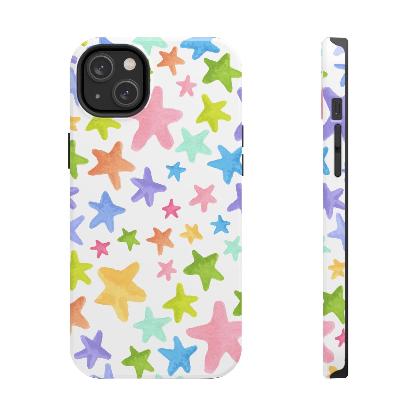 Happy Stars White Phone Case