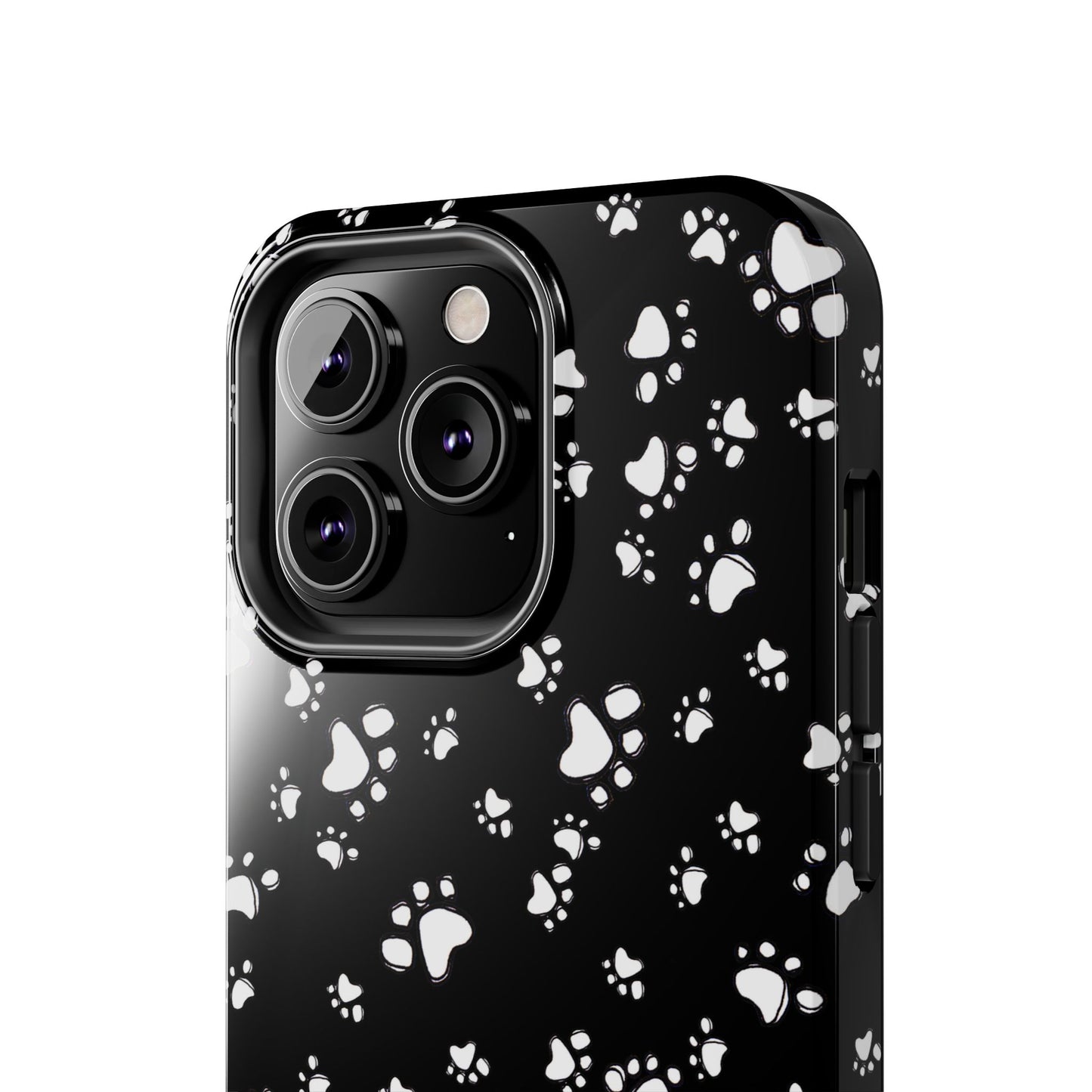 Paw Flakes Black Phone Case