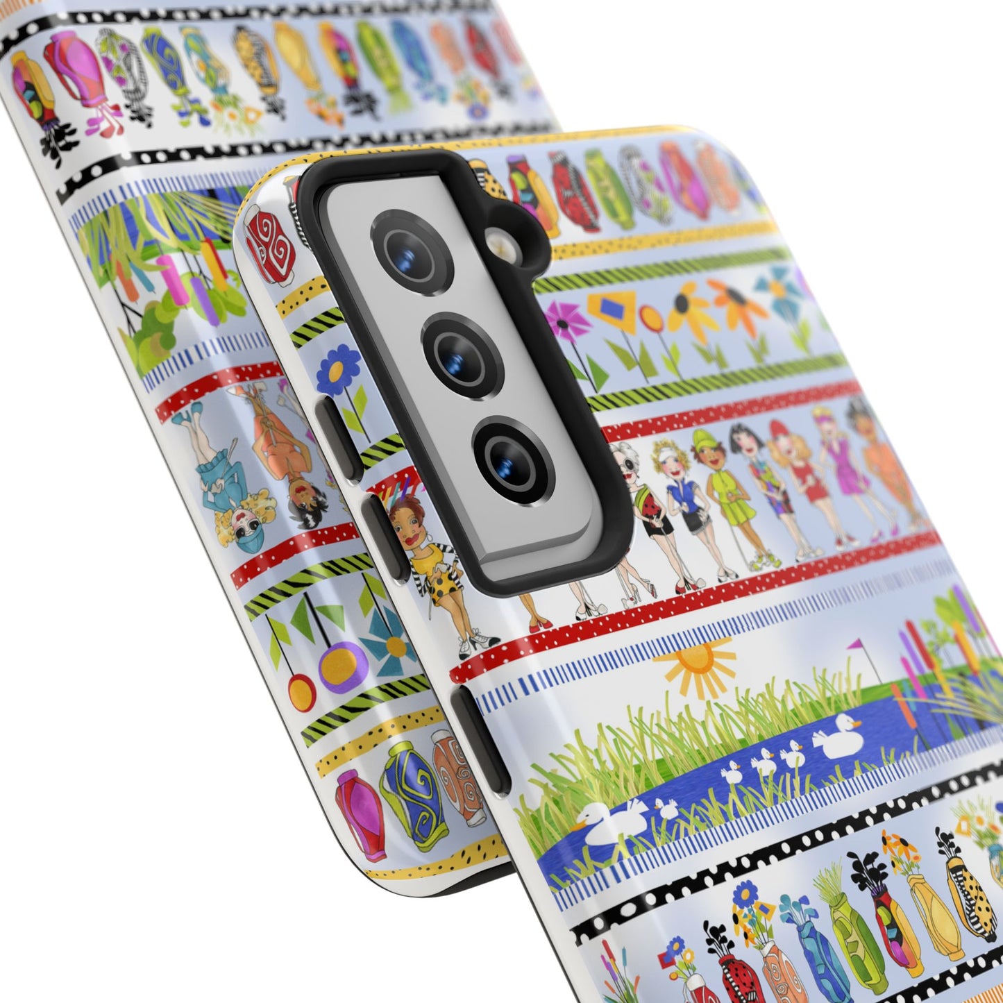 Golf Borders Blue Sky Phone Case