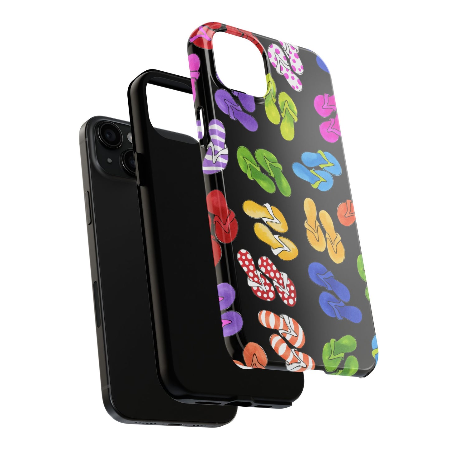 Fun Flops Black Phone Case