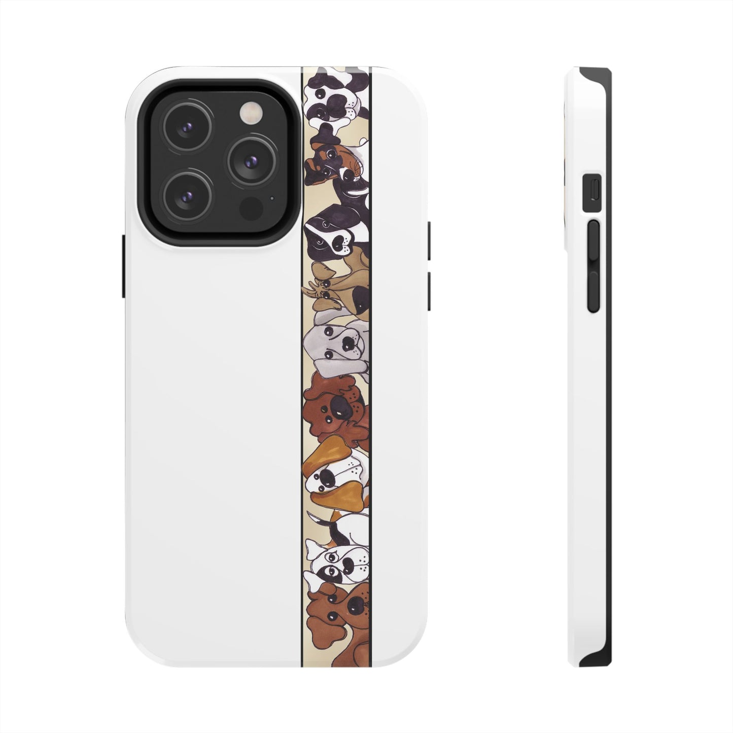Doggie Delight Border Phone Case