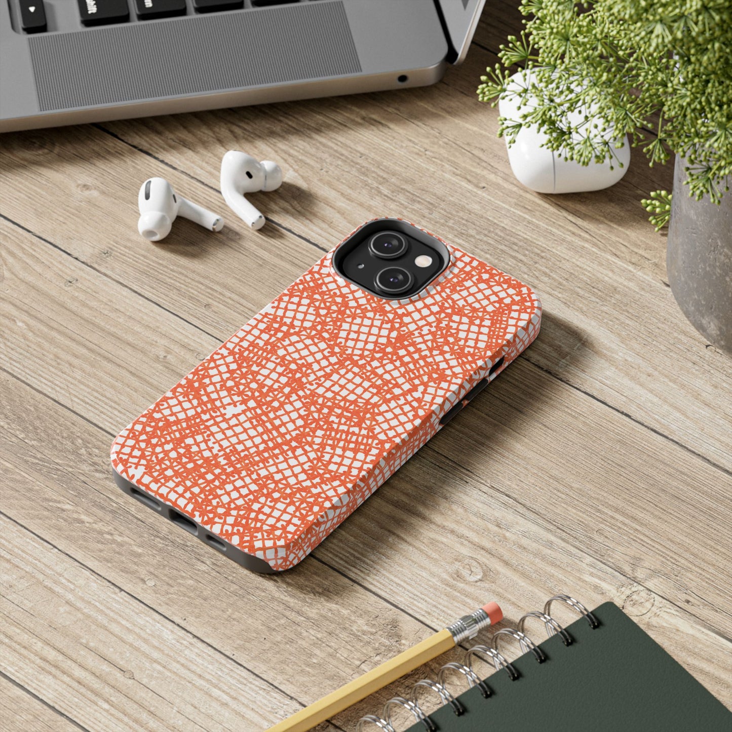 Random Waffle Orange Phone Case