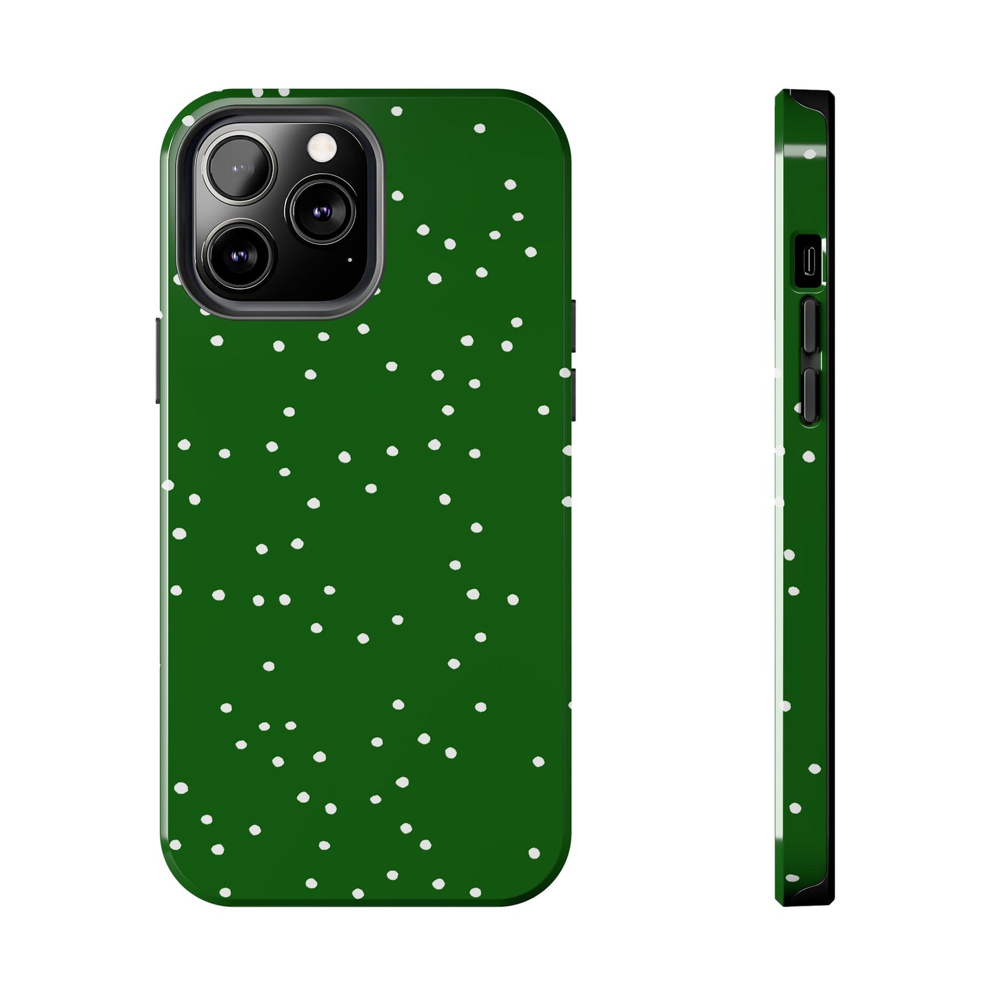 Dinky Dots Green / White Phone Case
