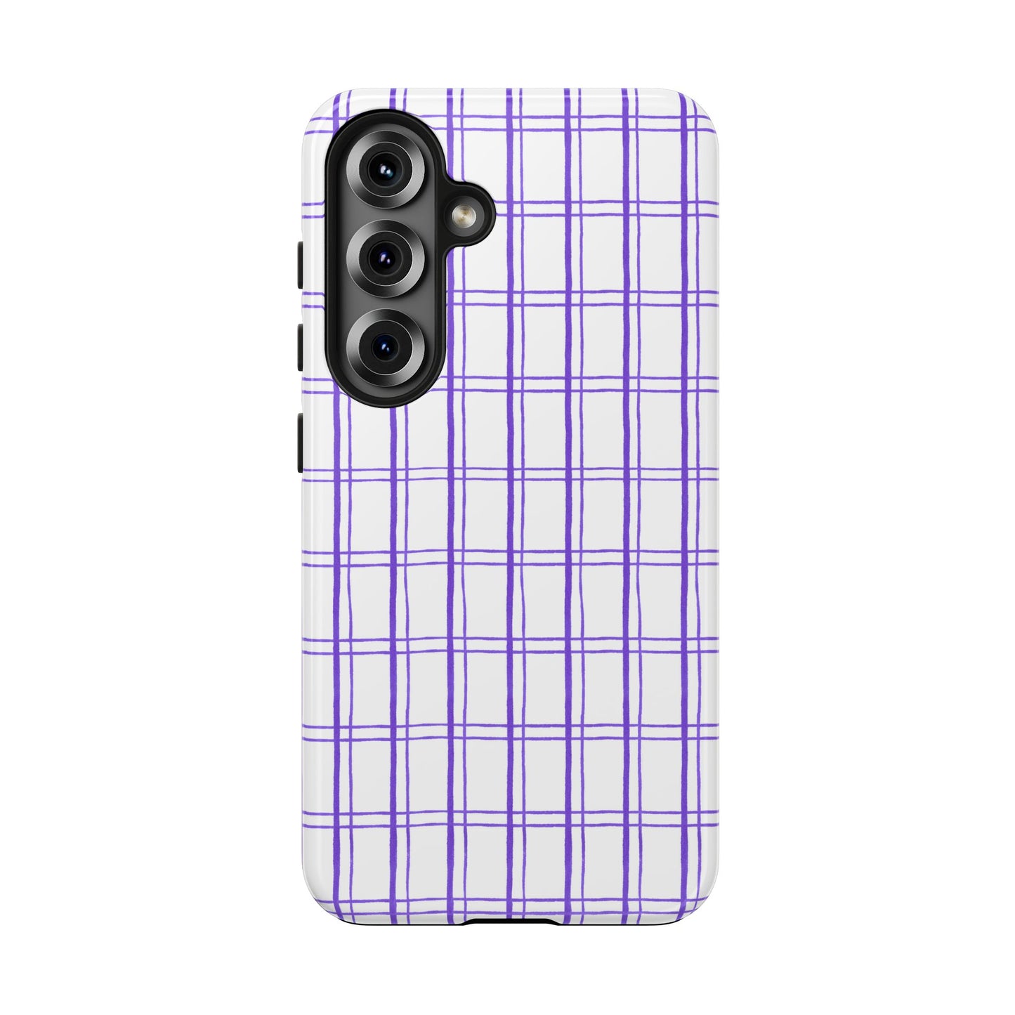 Kitchen Plaid White / Blue Phone Case