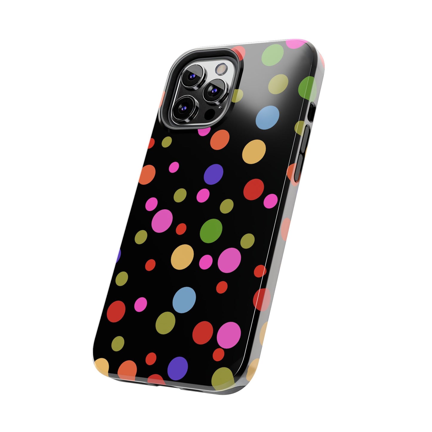 Dot Assortment Black Phone Case