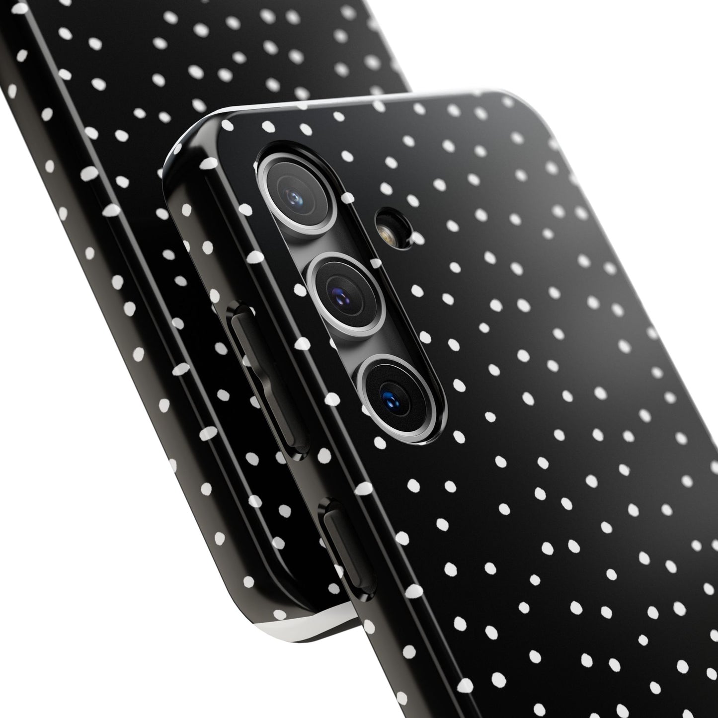 Dinky Dots Black / White Phone Case