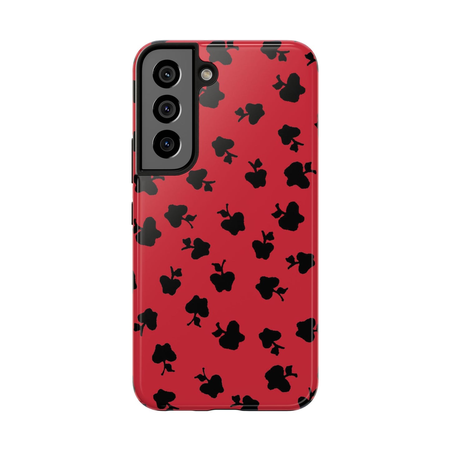 Happy Apples Red / Black Phone Case