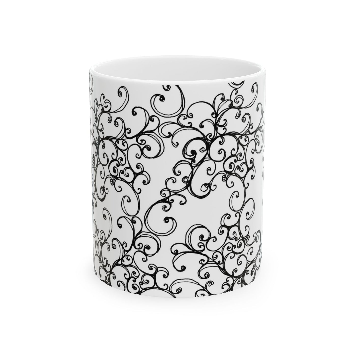 Poodle Scroll Cup