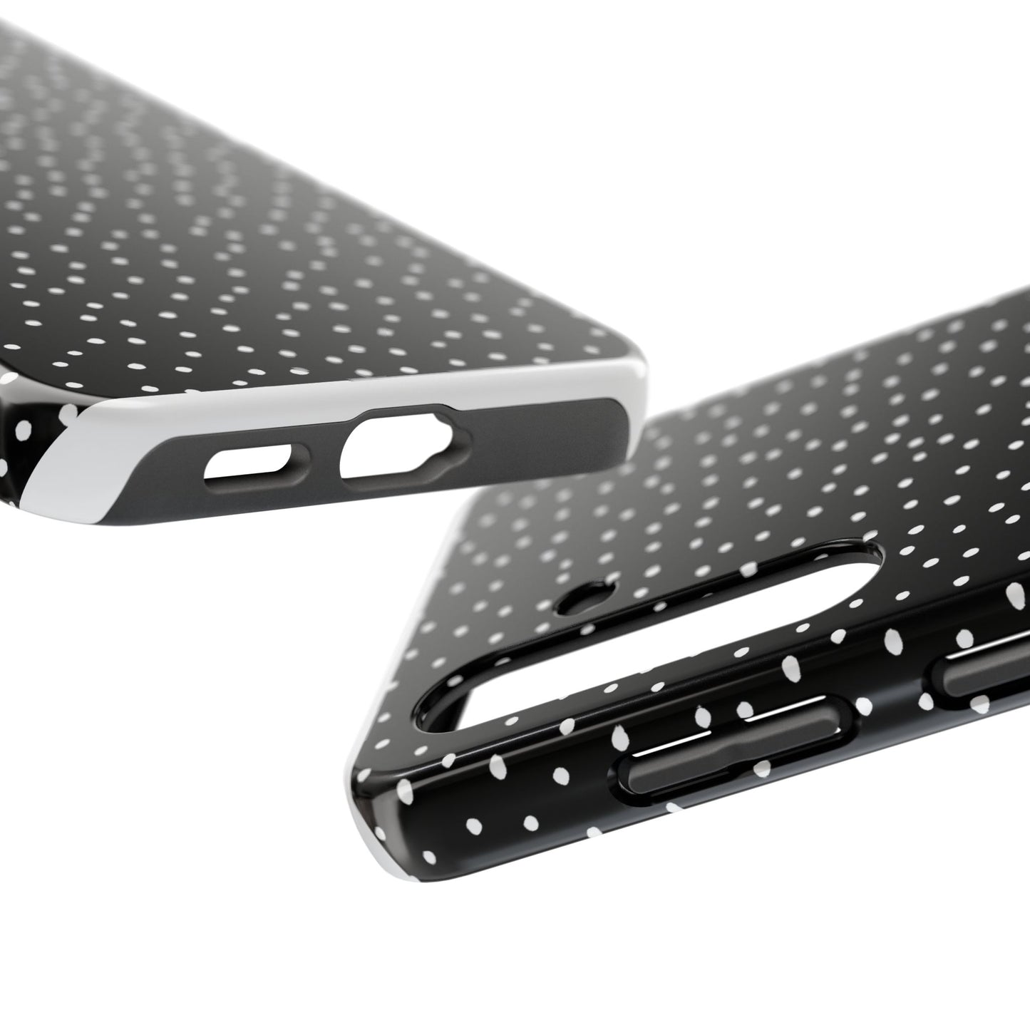 Dinky Dots Black / White Phone Case
